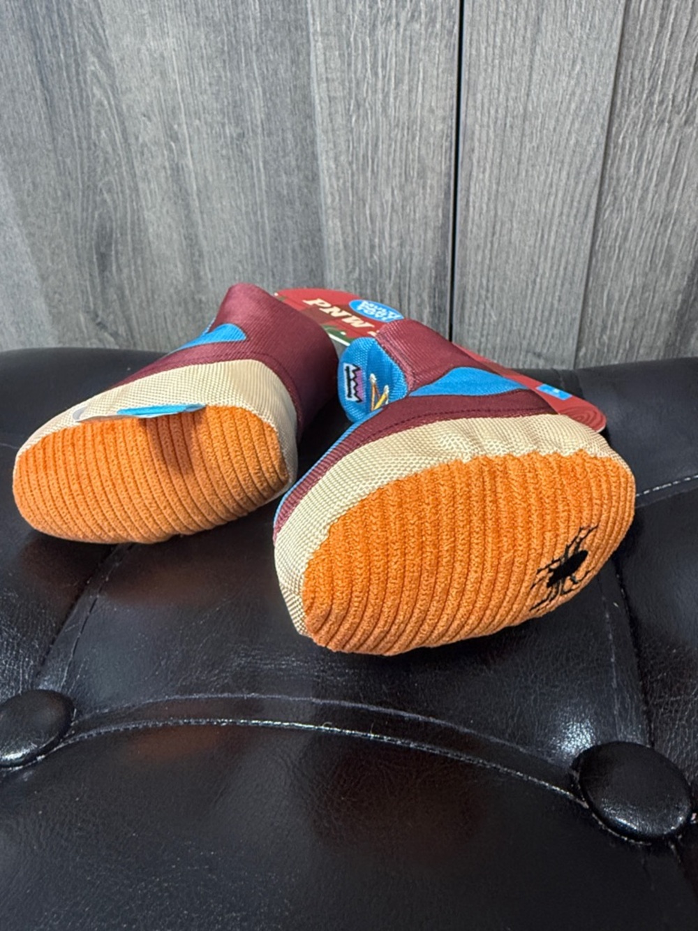 New Barkbox PNW Scootwear Small Bark Dog Plush Stuffed Crinkle Squeaky Toy - Picture 2 of 6